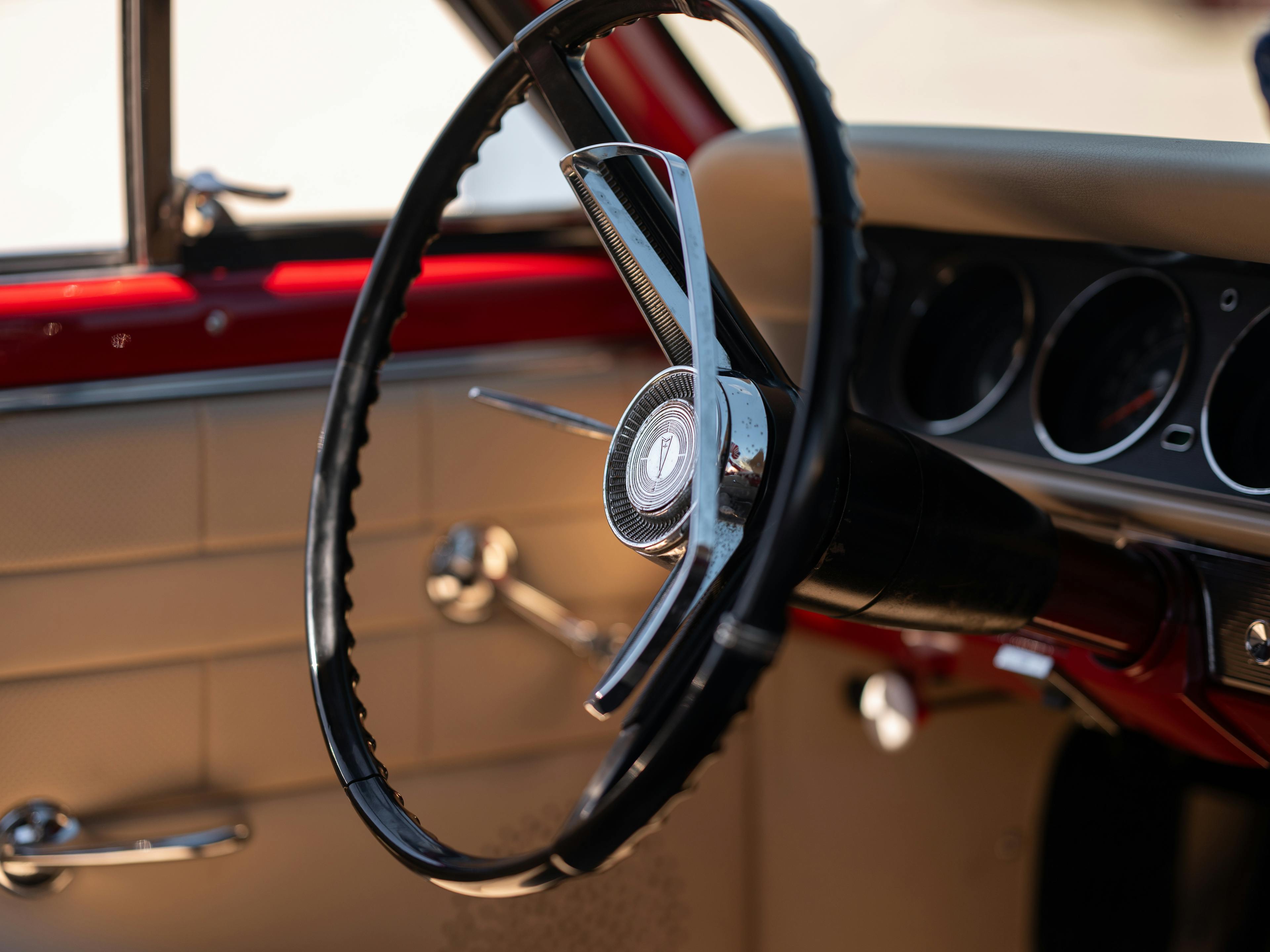 Steering Wheel of the 1964 Pontiac LeMans